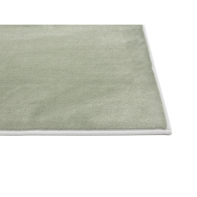 Samantha Velours Paspelteppich Rechteck Wunschmass in Green