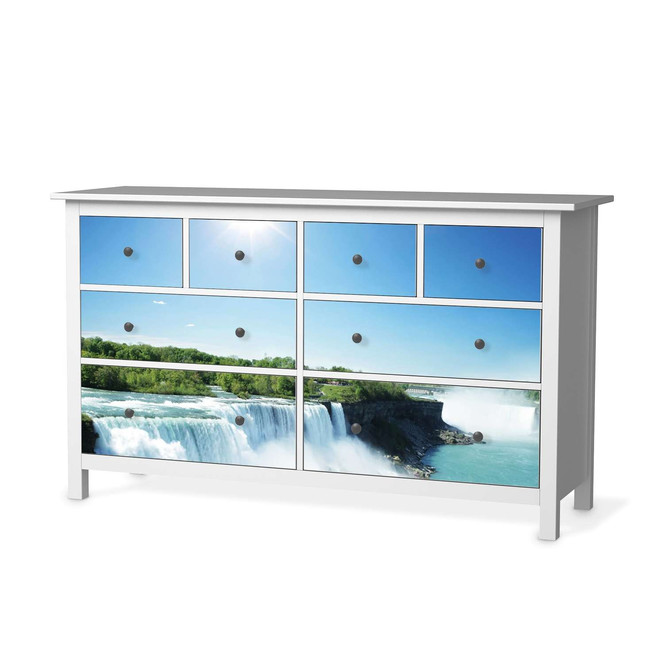 Möbelfolie IKEA Hemnes Kommode 8 Schubladen - Niagara Falls- Bild 1