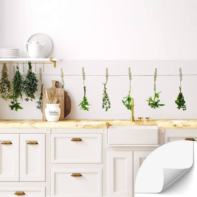 Selbstklebende Küchenrückwand Kräuter - Bild 1