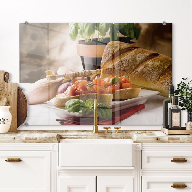 Spritzschutz Bruschetta all'Italiana