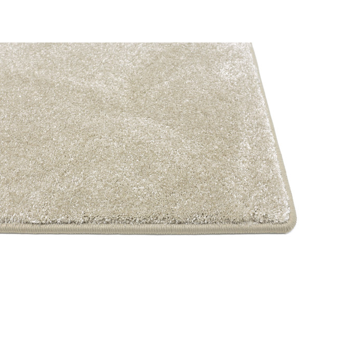 Valetta Hochflor Kettelteppich Rechteck Wunschmass in Wollweiss