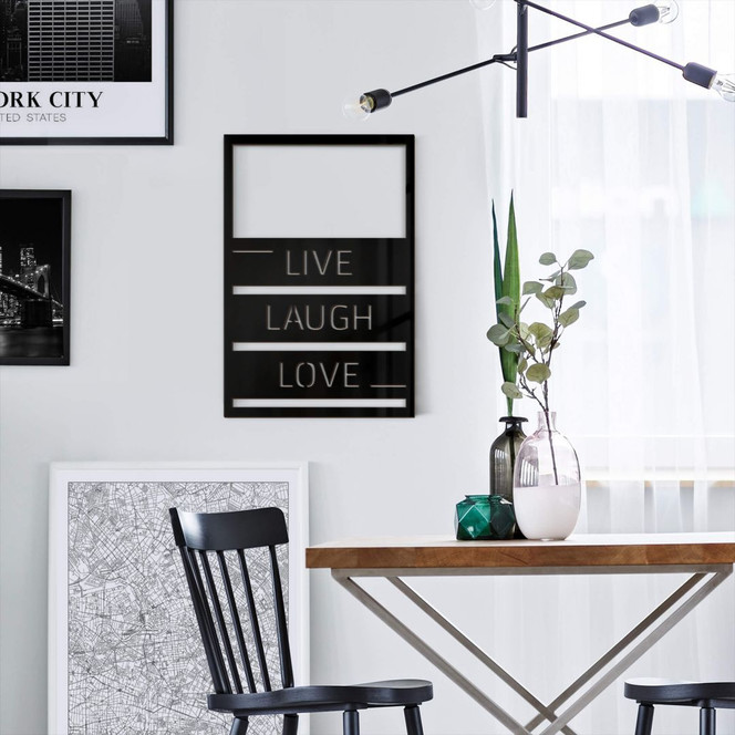 Acryldeko Live Laugh Love