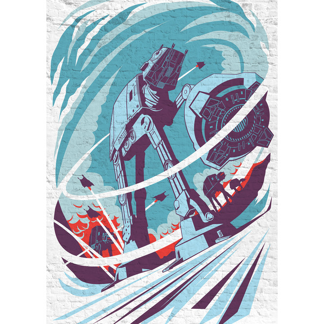 Fototapete Star Wars Classic Concrete Hoth