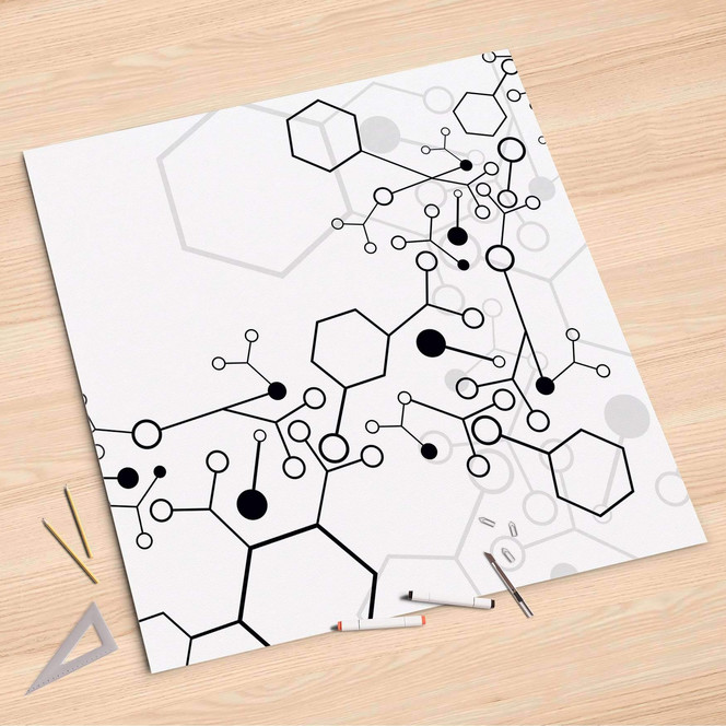 Folienbogen (90x90cm) - Atomic 1- Bild 1