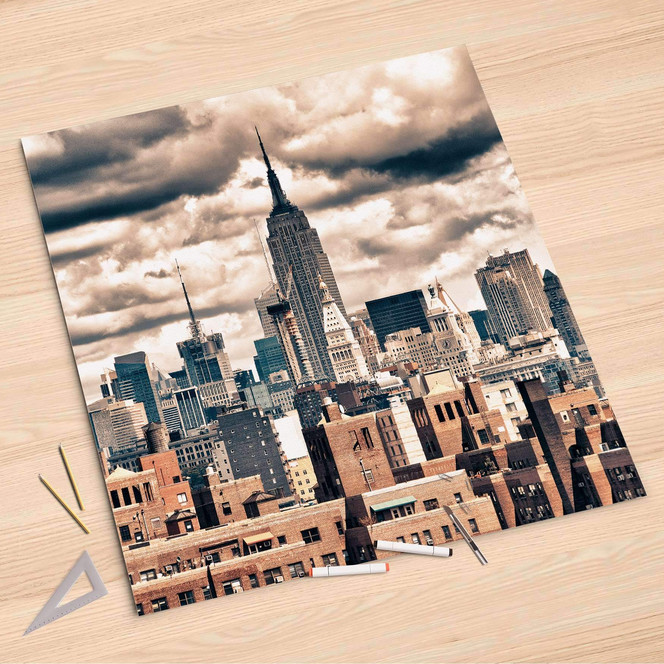 Folienbogen (90x90cm) - Skyline NYC- Bild 1
