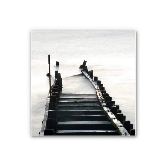 Hartschaumbild Way to nowhere - quadratisch