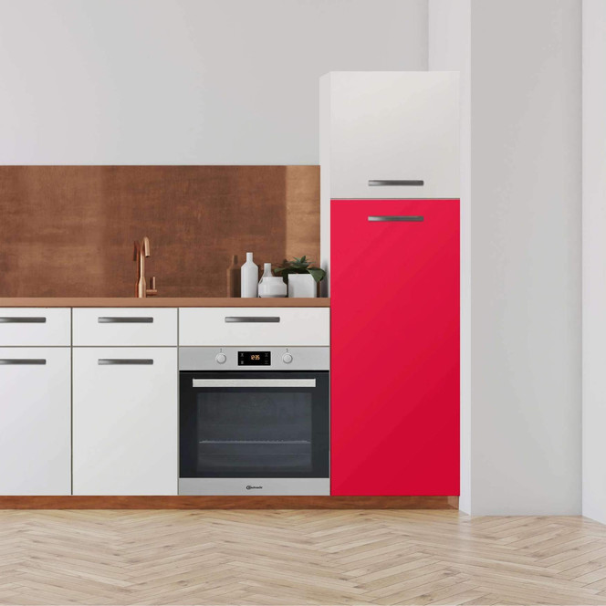 Klebefolie - Hochschrank (60x140cm) - Rot Light- Bild 1