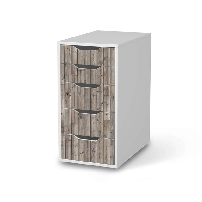 Klebefolie IKEA Alex 5 Schubladen - Dark washed- Bild 1
