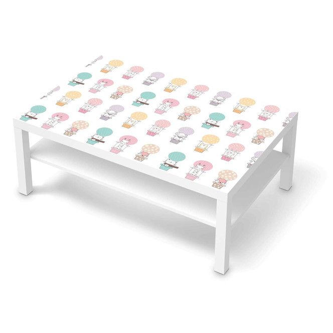 Klebefolie IKEA Lack Tisch 118x78cm - Flying Animals- Bild 1