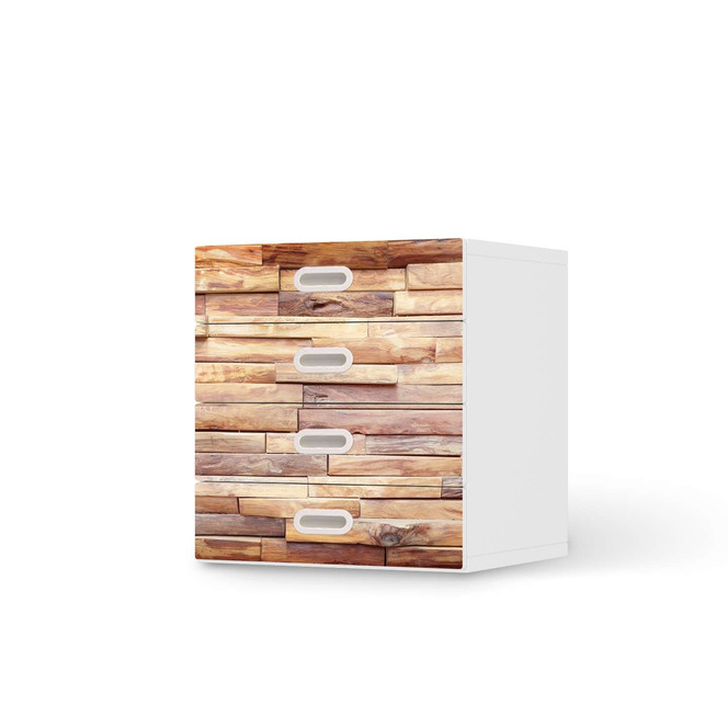 Klebefolie IKEA Stuva / Fritids Kommode - 4 Schubladen - Artwood- Bild 1