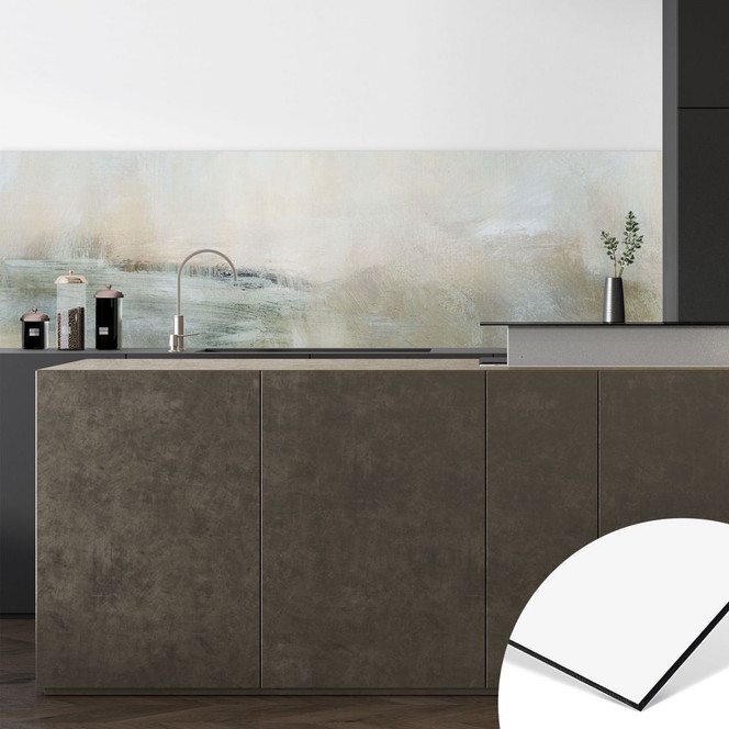 Küchenrückwand Golden Abstrakt - Hobday