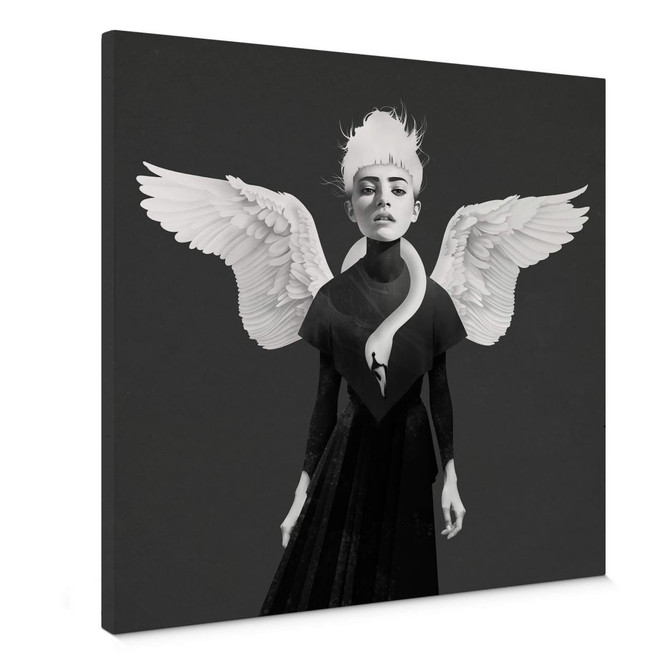 Leinwandbild Ireland - Bloom - Schwan