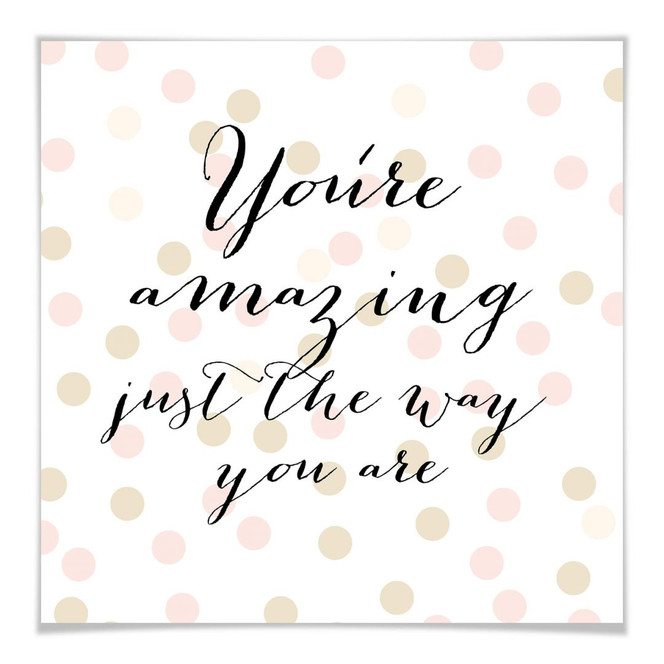 Poster Confetti & Cream - You are amazing