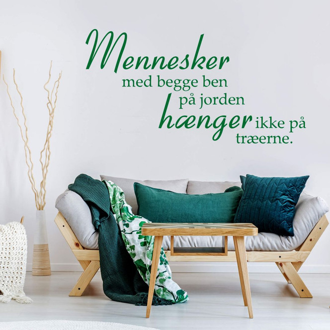Wandtattoo Menneske med begge...