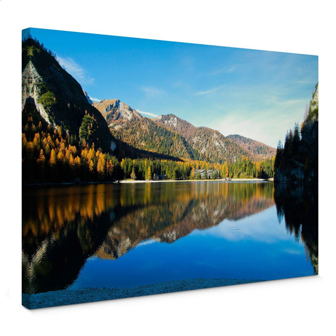 Leinwandbild Sommer in den Bergen