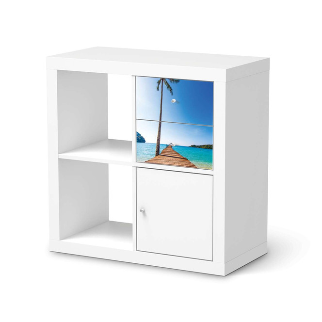 Möbelfolie IKEA IKEA Expedit Regal Schubladen - Caribbean- Bild 1