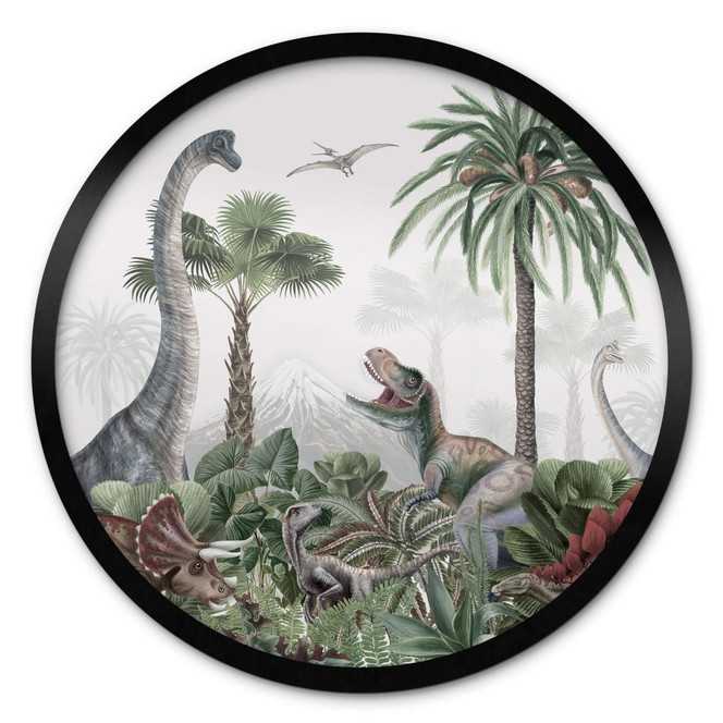 Poster Kikki Belle - Abenteuer der Dinos - Rund