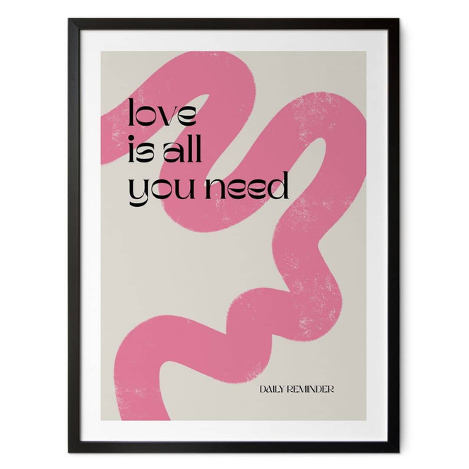 Poster Love is all you need - Volfova