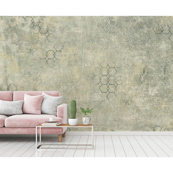 Architects Paper Fototapete Atelier 47 Hexagon Art grafisch - Bild 1