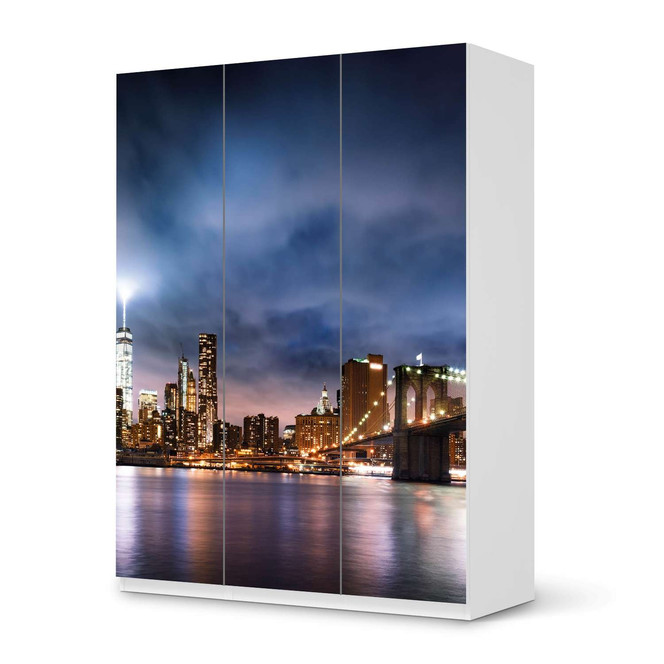 Folie IKEA Pax Schrank 201cm Höhe - 3 Türen - Brooklyn Bridge- Bild 1