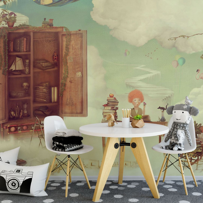 Fototapete Himmlisches Leben - 240x260cm - Bild 1