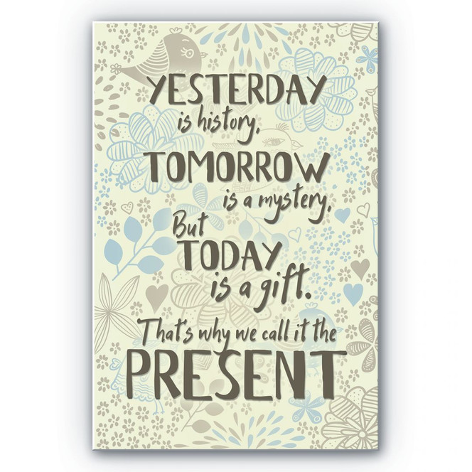 Hartschaum Yesterday is history