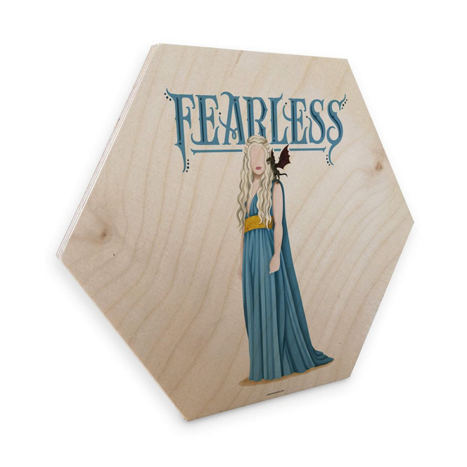 Hexagon - Holz Birke-Furnier Tohmé - Khaleesi