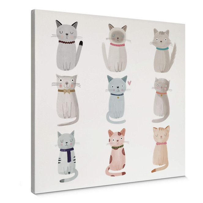 Leinwand Loske - Cat Family