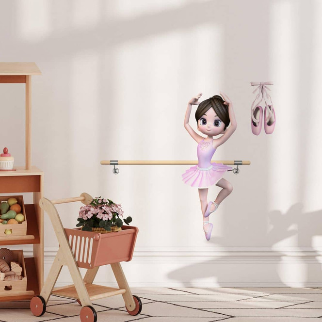 Wandtattoo Agullo - Ballerina & Ballettschuhe