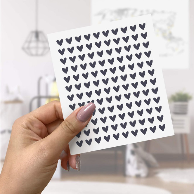 Wandtattoo Herzen (Ergänzungsset) - 14x17cm - Bild 1