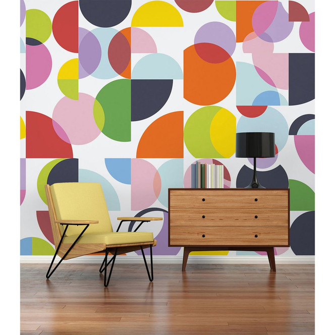 Architects Paper Fototapete Atelier 47 Coloured Circles grafisch - Bild 1