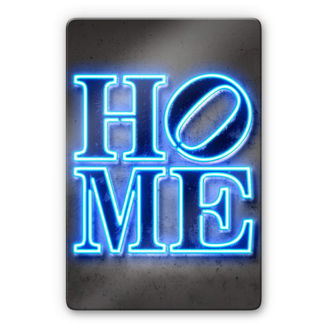 Glasbild Mielu - Home