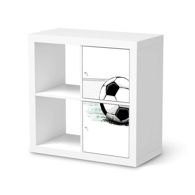 Möbelfolie IKEA Kallax Regal 2 Türen (hoch) - Freistoss- Bild 1