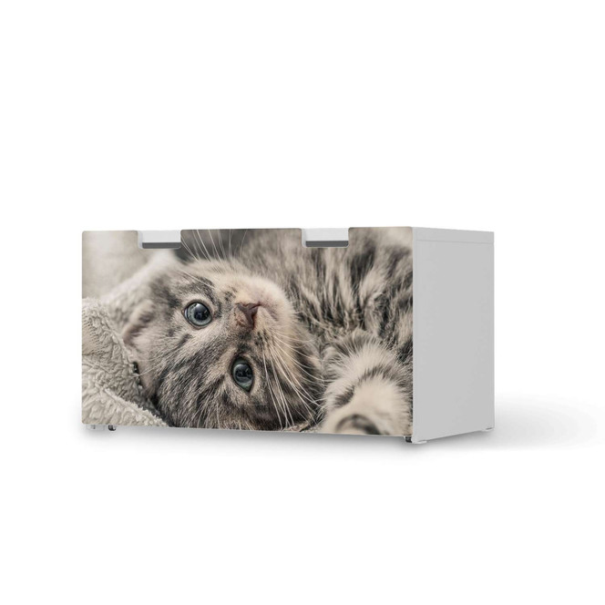 Möbelfolie IKEA Stuva / Malad Banktruhe - Kitty the Cat- Bild 1