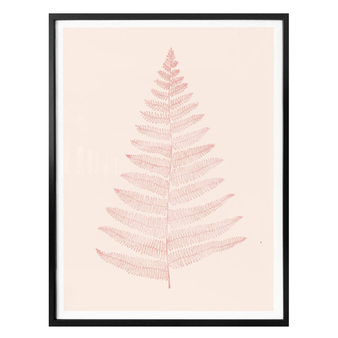 Poster Kubistika - Liebe in Rot