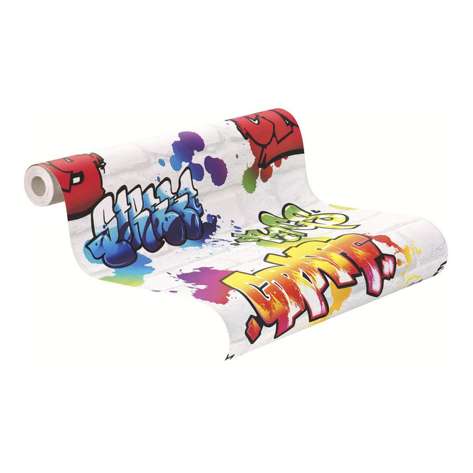 Rasch Kids & Teens III Papiertapete grau