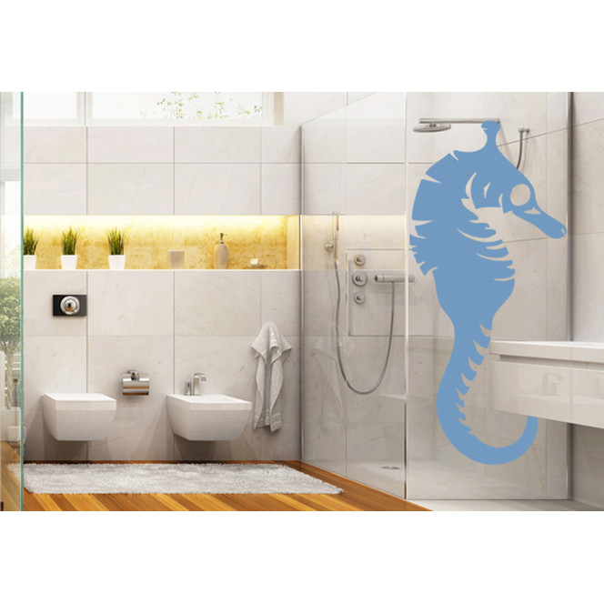 Glasdekor Seepferdchen - Bild 1