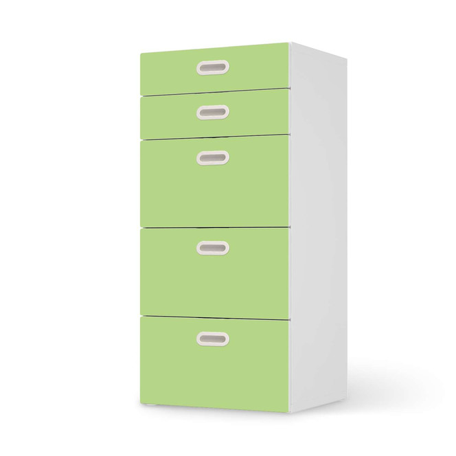 Möbel Klebefolie IKEA Stuva / Fritids Kommode - 5 Schubladen - Hellgrün Light- Bild 1