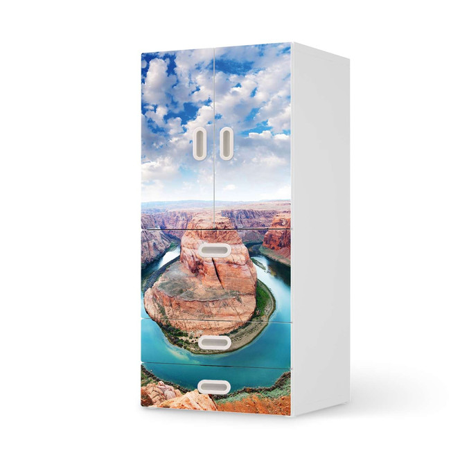 Möbelfolie IKEA Stuva / Fritids - 3 Schubladen und 2 kleinen Türen - Grand Canyon- Bild 1