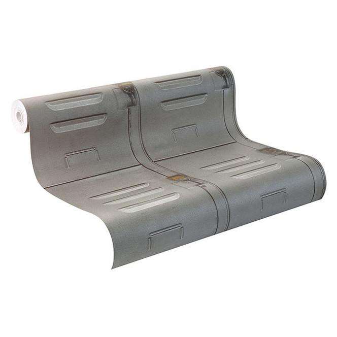Rasch Vliestapete Crispy Paper grau, schwarz
