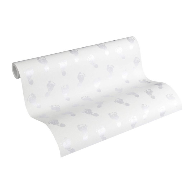 A.S. Création Vliestapete Little Stars metallic, weiss