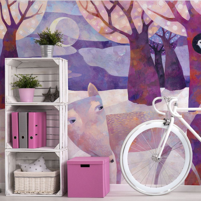 Fototapete Blanz - Winterwald