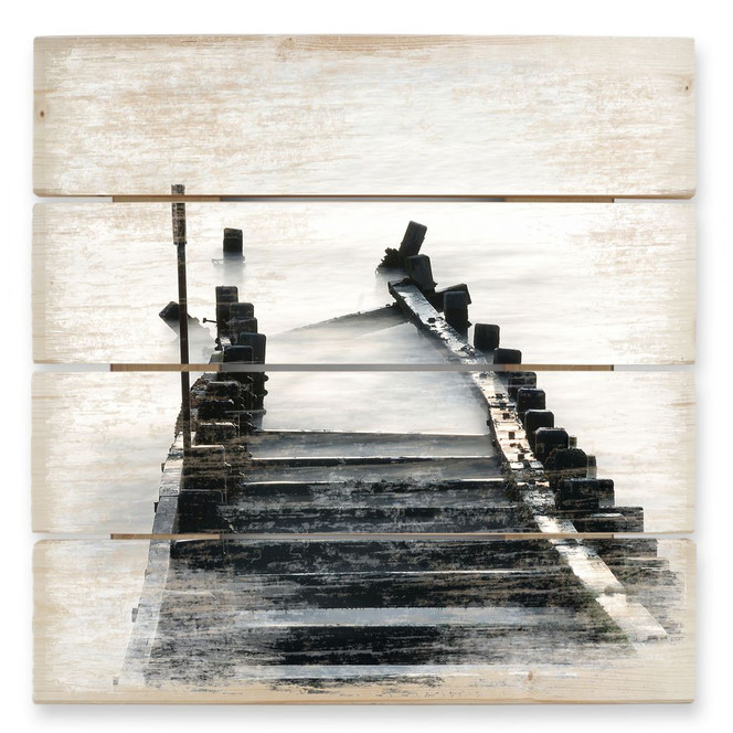 Holzbild Way to nowhere - 40 x 41.5 cm