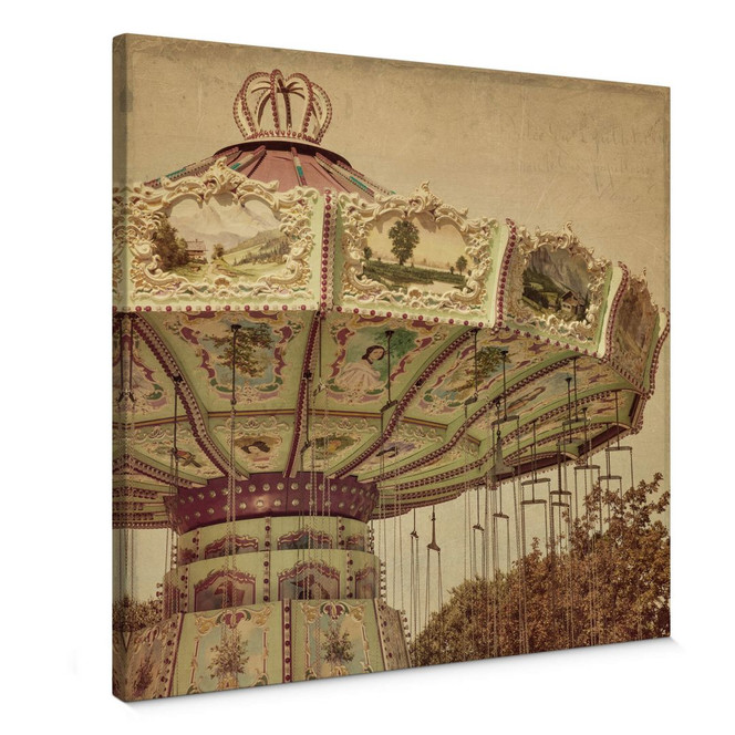 Leinwandbild Kettenkarussell