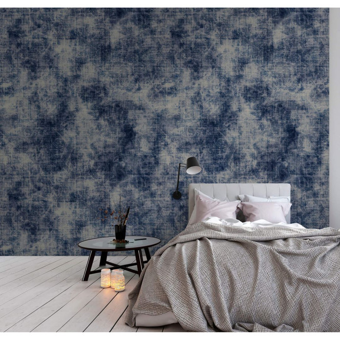 Livingwalls Fototapete Walls by Patel indigo canvas 2 - Bild 1