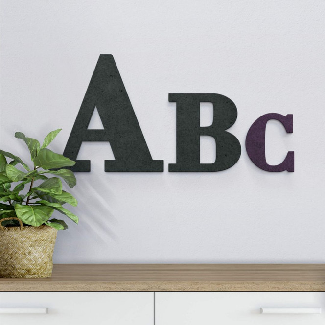 MDF-Holzbuchstaben zum Aufhängen - Bodoni