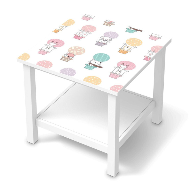 Möbel Klebefolie IKEA Hemnes Tisch 55x55cm - Flying Animals- Bild 1