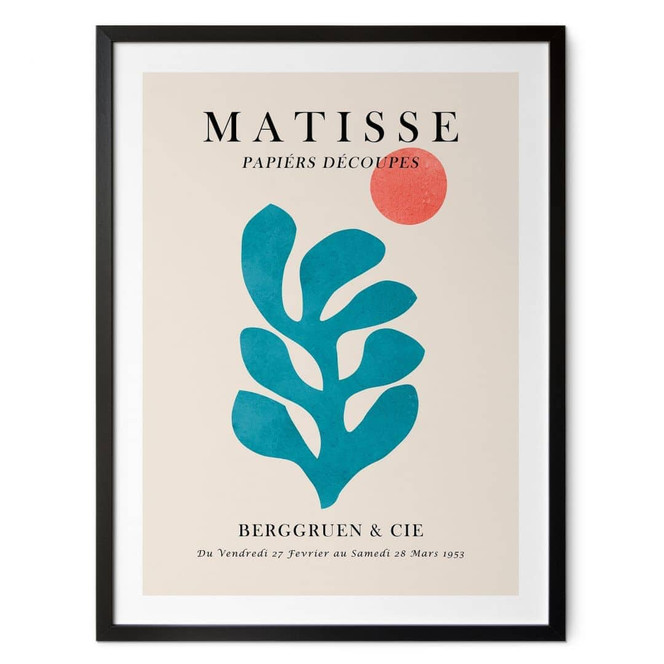 Poster Ausstellung Paris 1953 im Matisse-Stil - Costa