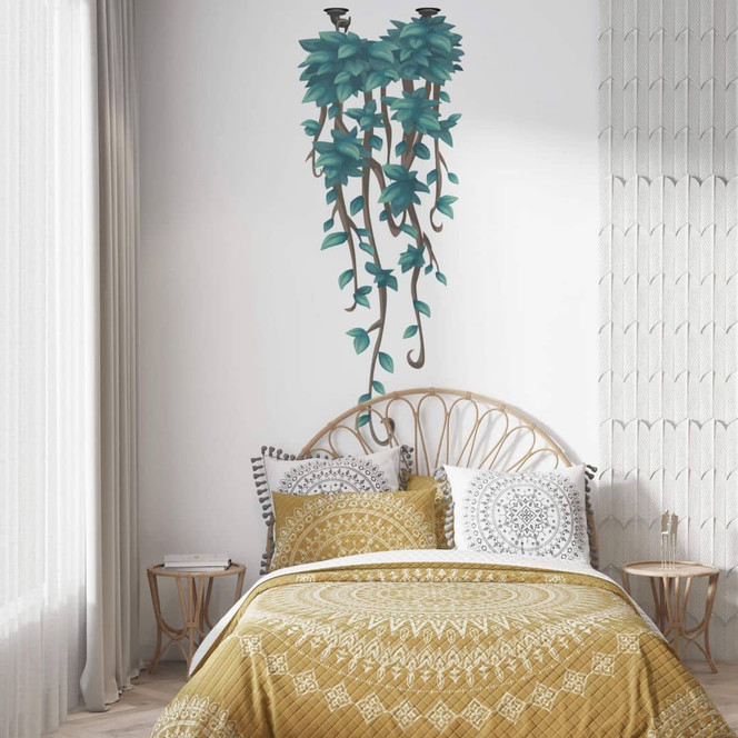 Wandtattoo Zimmer-Rankpflanze