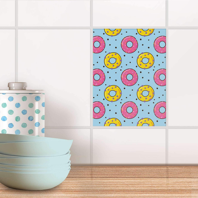 Fliesensticker - Donutparty